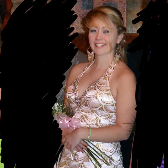 Size 6 Blush Prom mermaid gown - Picture 2 of 2